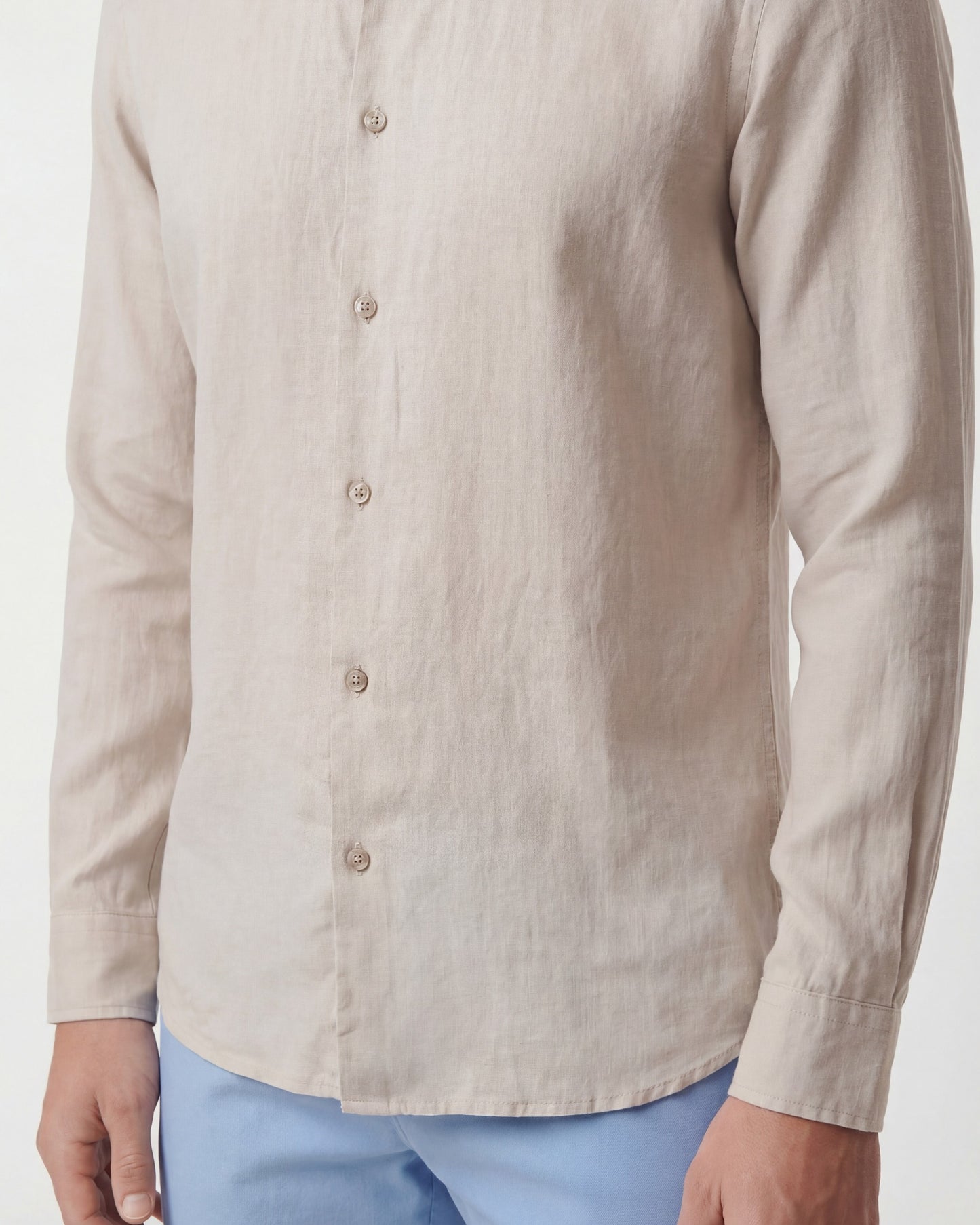 LIONEL LINEN SHIRT - NATURAL