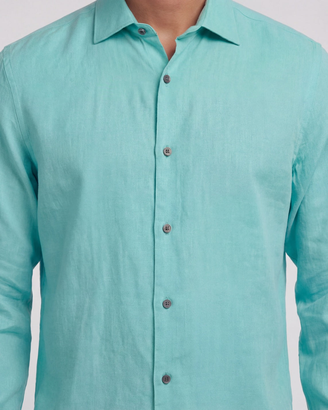 LIONEL LINEN SHIRT - SPEARMINT