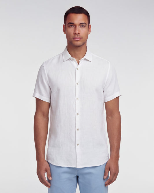 LOIC LINEN SHIRT - WHITE