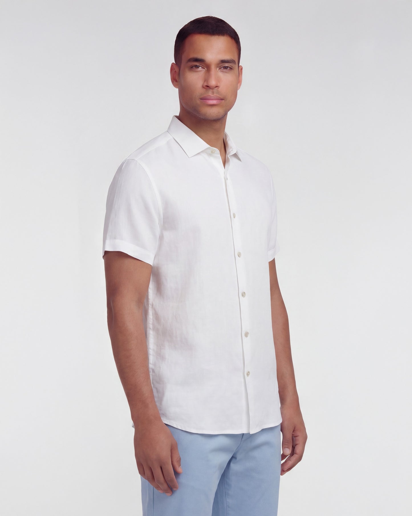 LOIC LINEN SHIRT - WHITE