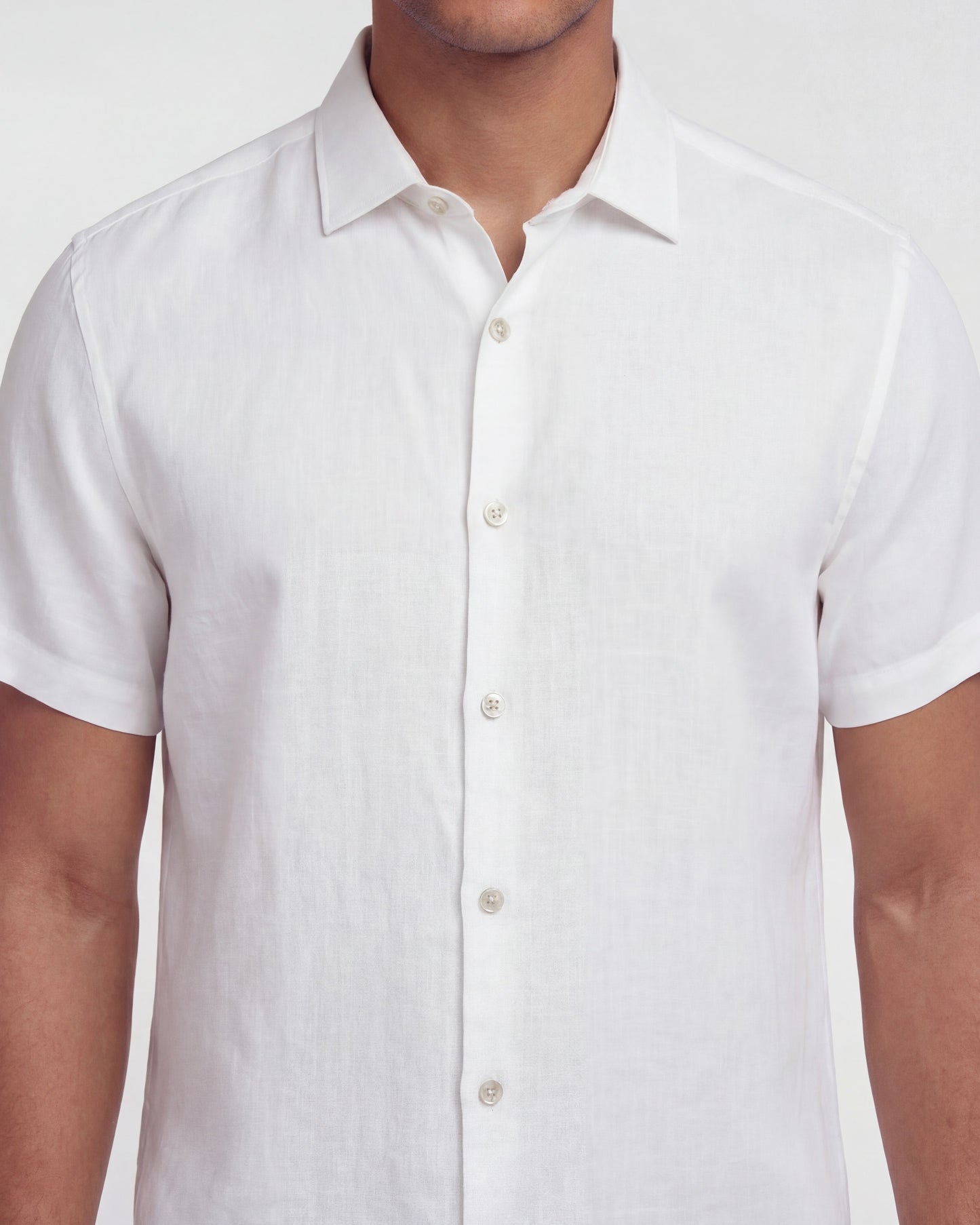 LOIC LINEN SHIRT - WHITE