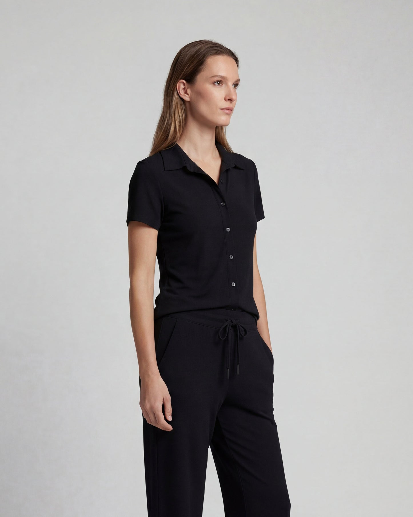 SHELLEY BLACK WOMENS SHIRT
