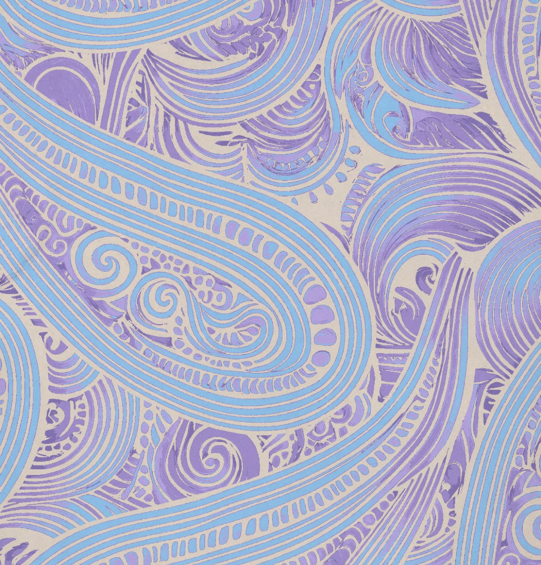 CLYDE MARAKESH PAISLEY HELIO MENS FLAT FRONT SHORT