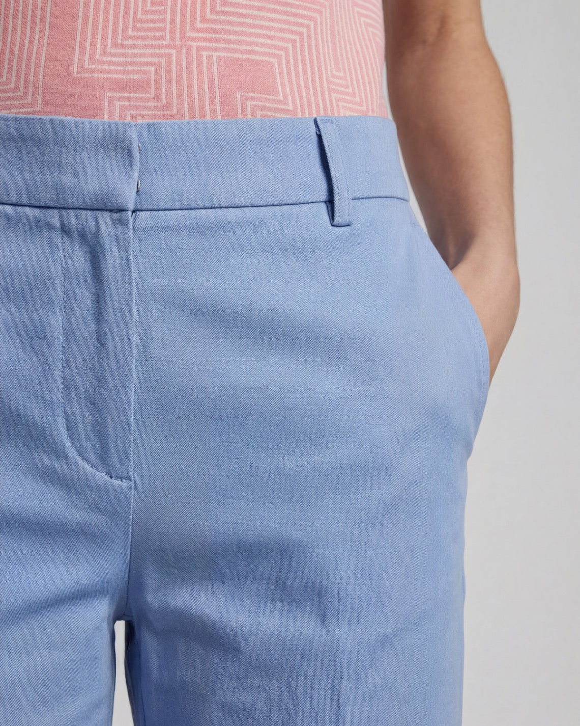 PHEOBE BLUE WOMENS WIDE-LEG PANT