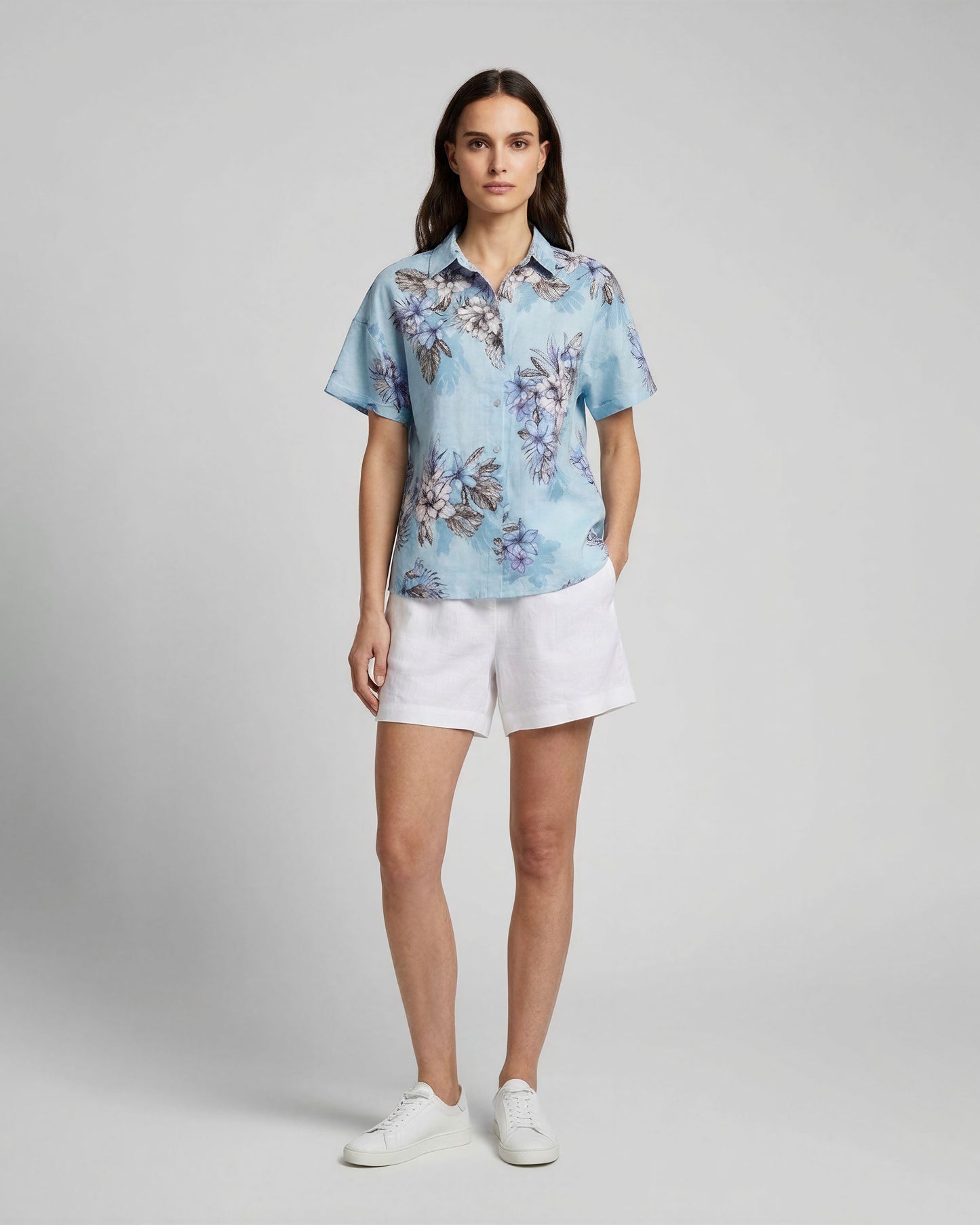 LEANNE WHITE WOMENS DRAWSTRING SHORT