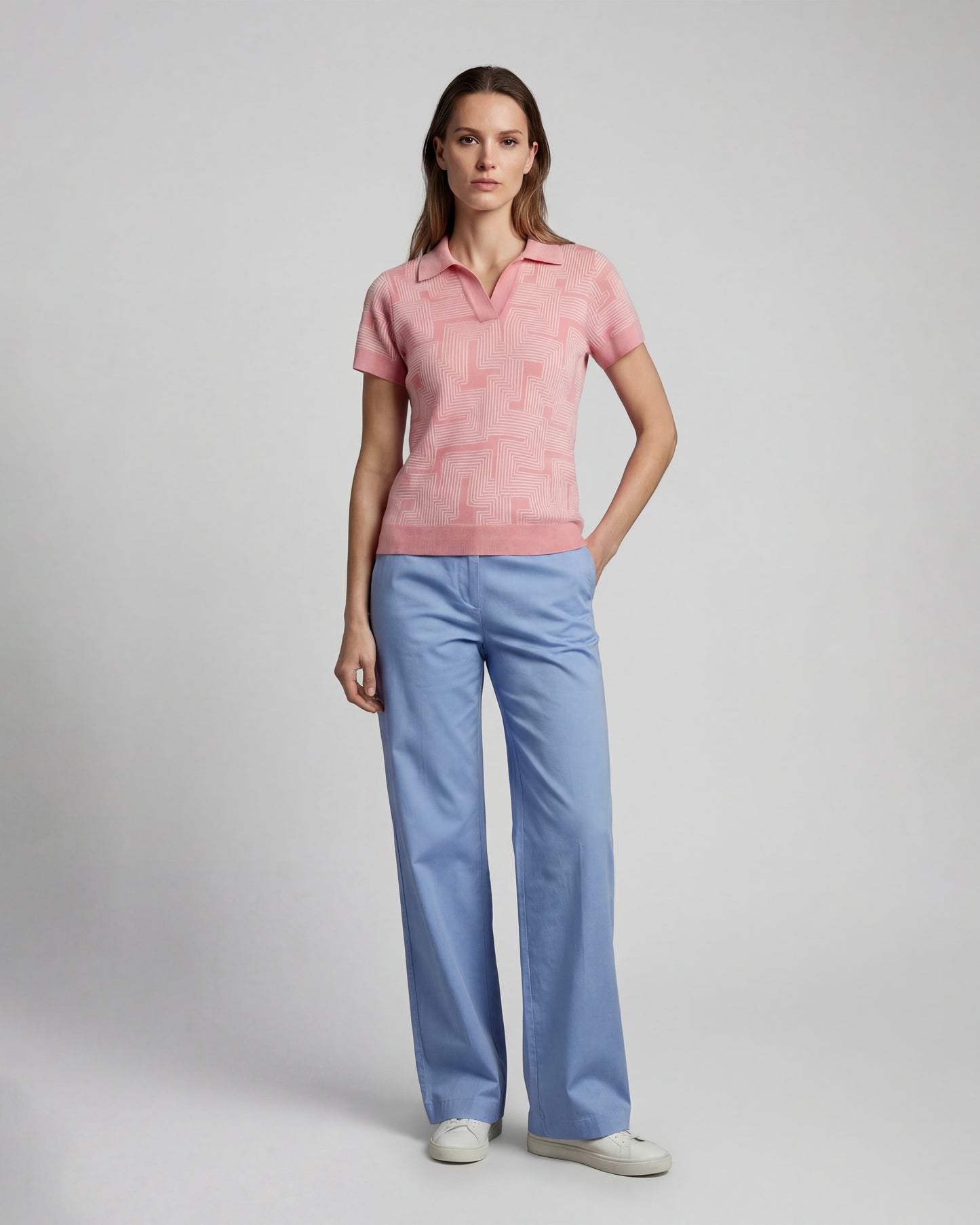 PHEOBE BLUE WOMENS WIDE-LEG PANT