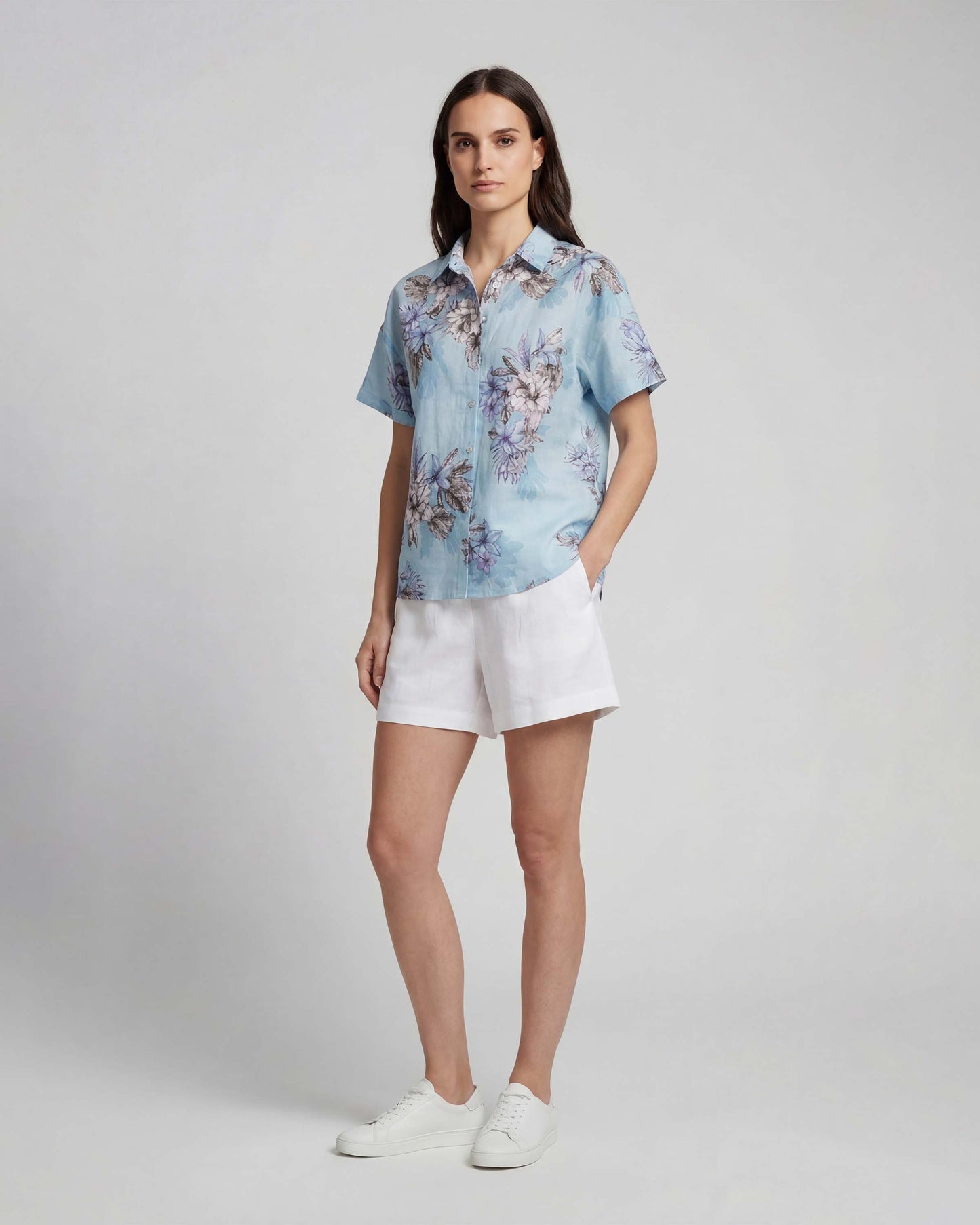 LEANNE WHITE WOMENS DRAWSTRING SHORT