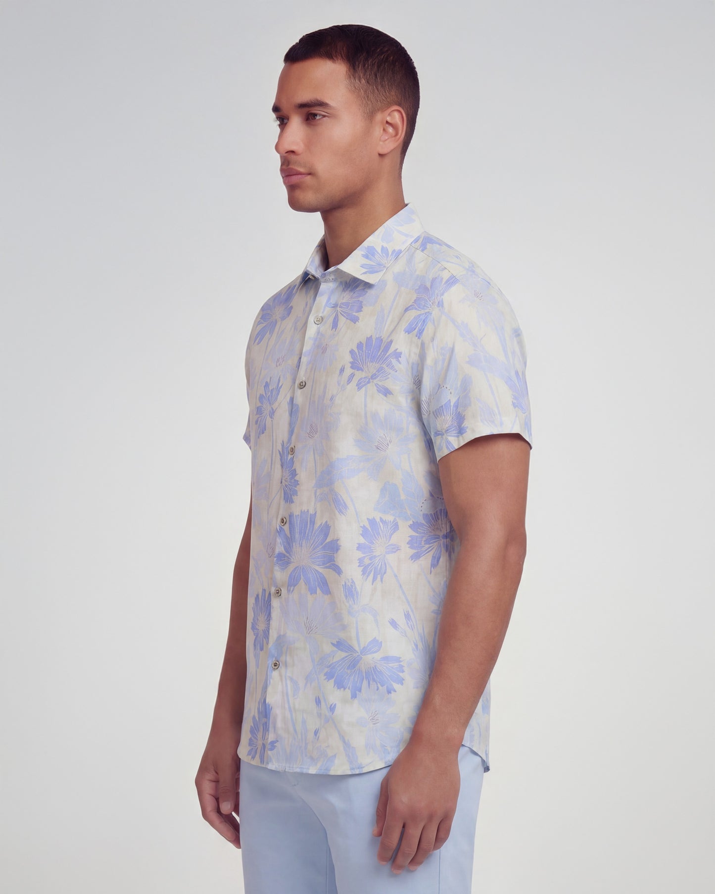 SERGIO SPRINGTIME LINEN SHIRT - WHITE