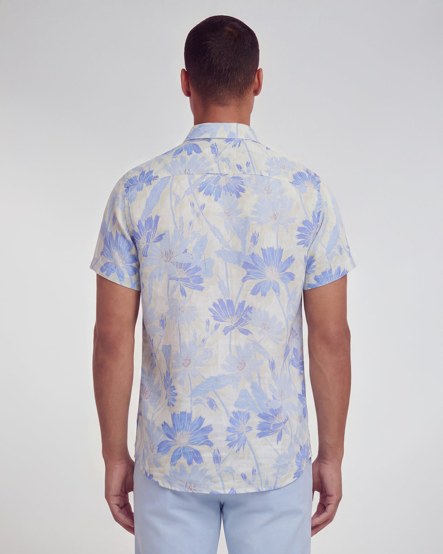 SERGIO SPRINGTIME LINEN SHIRT - WHITE
