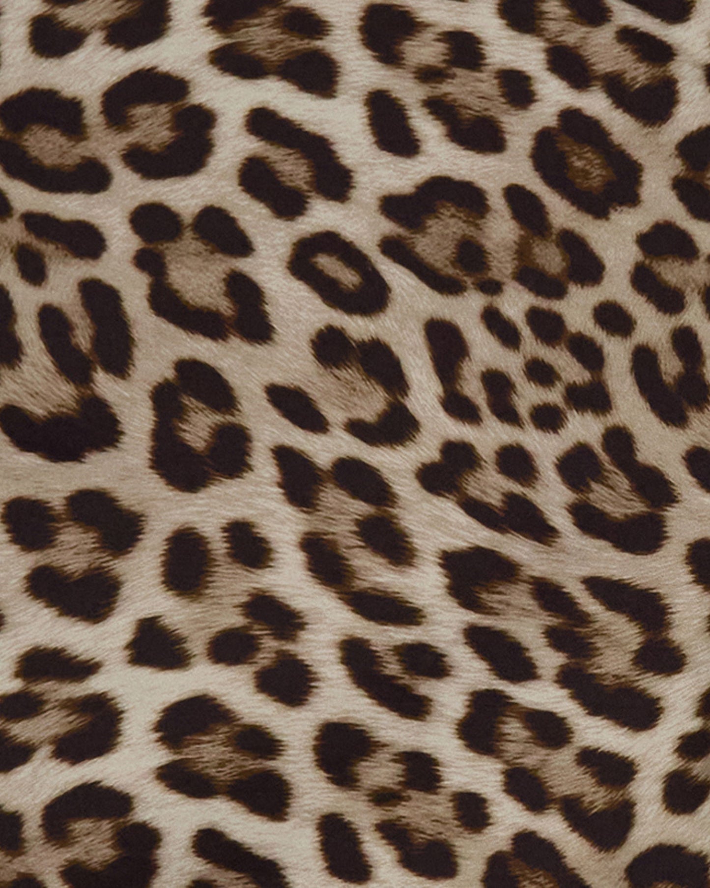 EDWARD LEOPARD BROWN MENS FLAT FRONT SHORT