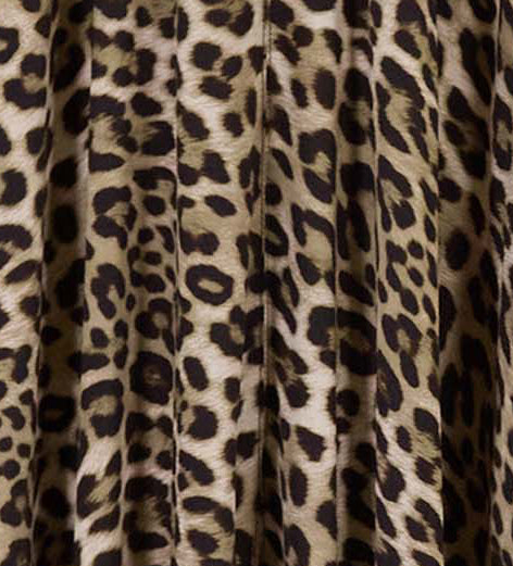 KIERA LEOPARD BROWN WOMENS KAFTAN