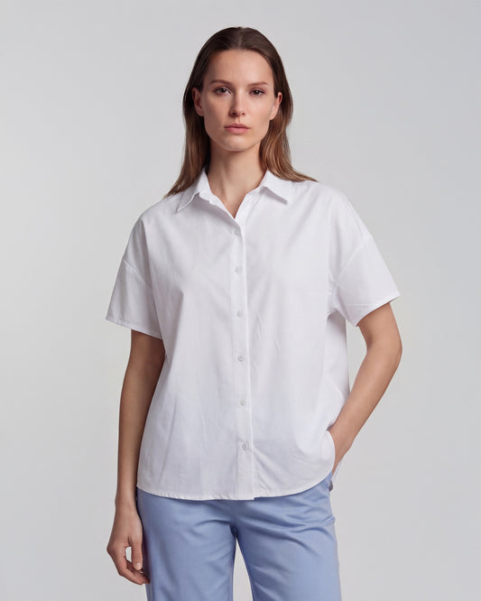 SUZY WHITE WOMENS SHIRT