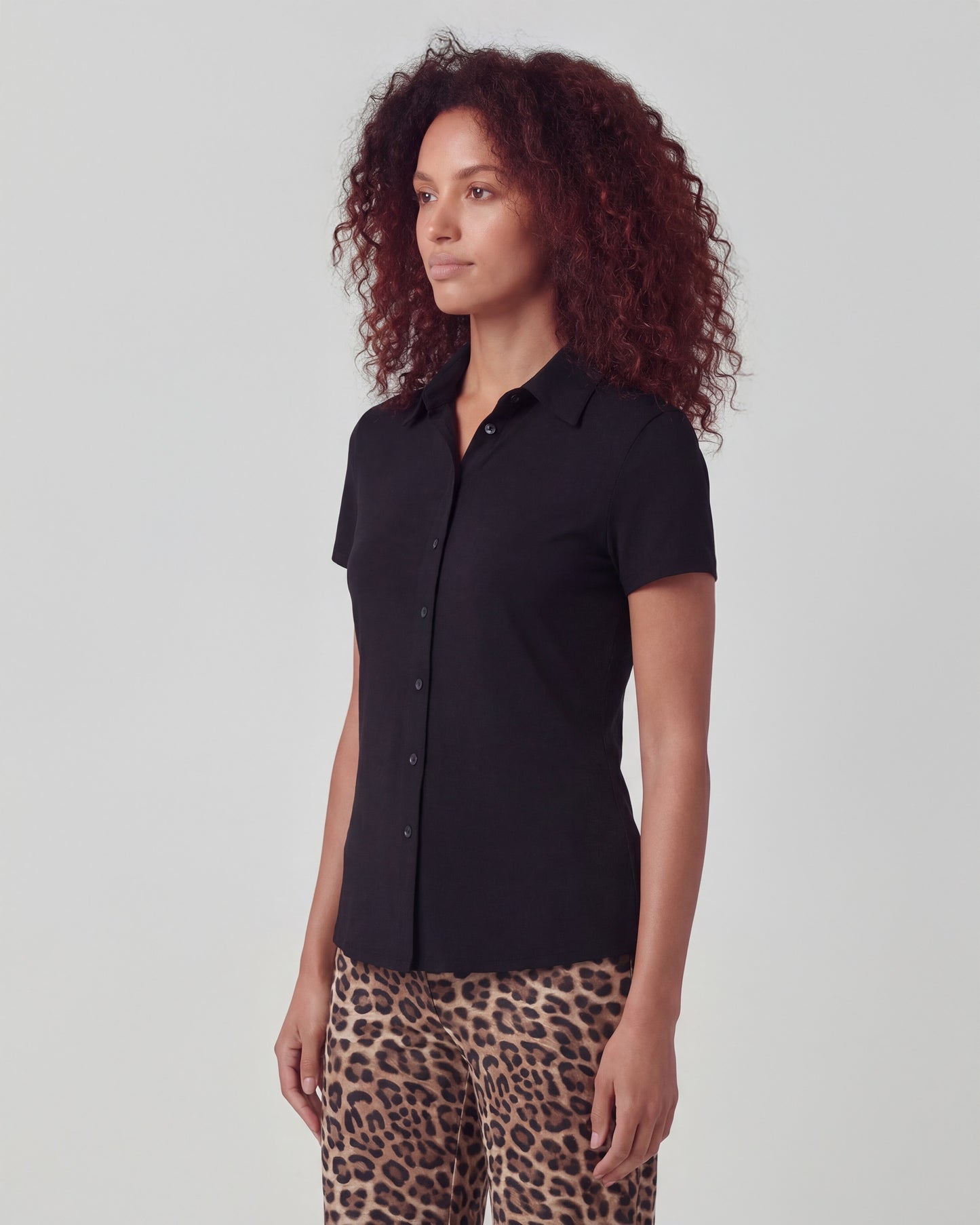 SADE BLACK WOMENS SHIRT