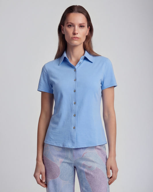 SADE BLUE WOMENS SHIRT