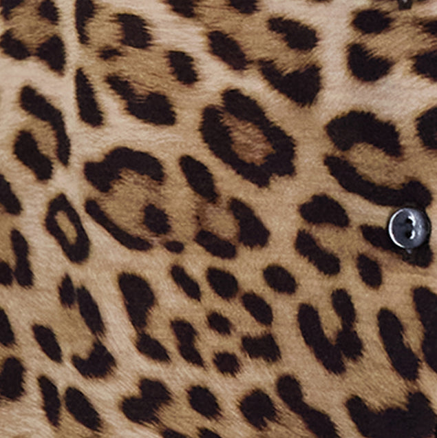 SADE LEOPARD BROWN WOMENS PRINTED SHIRT