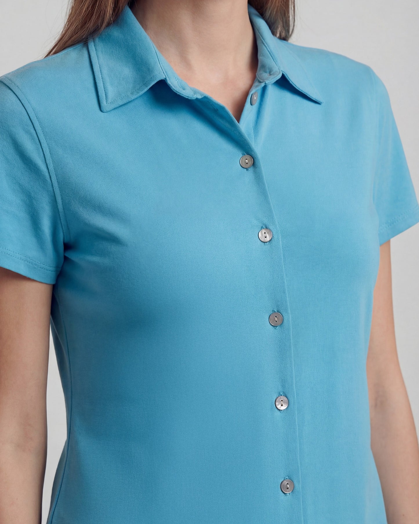 SHELLEY TEAL WOMENS SHIRT