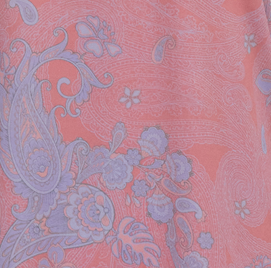 TINA PAISLEY EXPLOSION CORAL WOMENS MUSCLE TANK