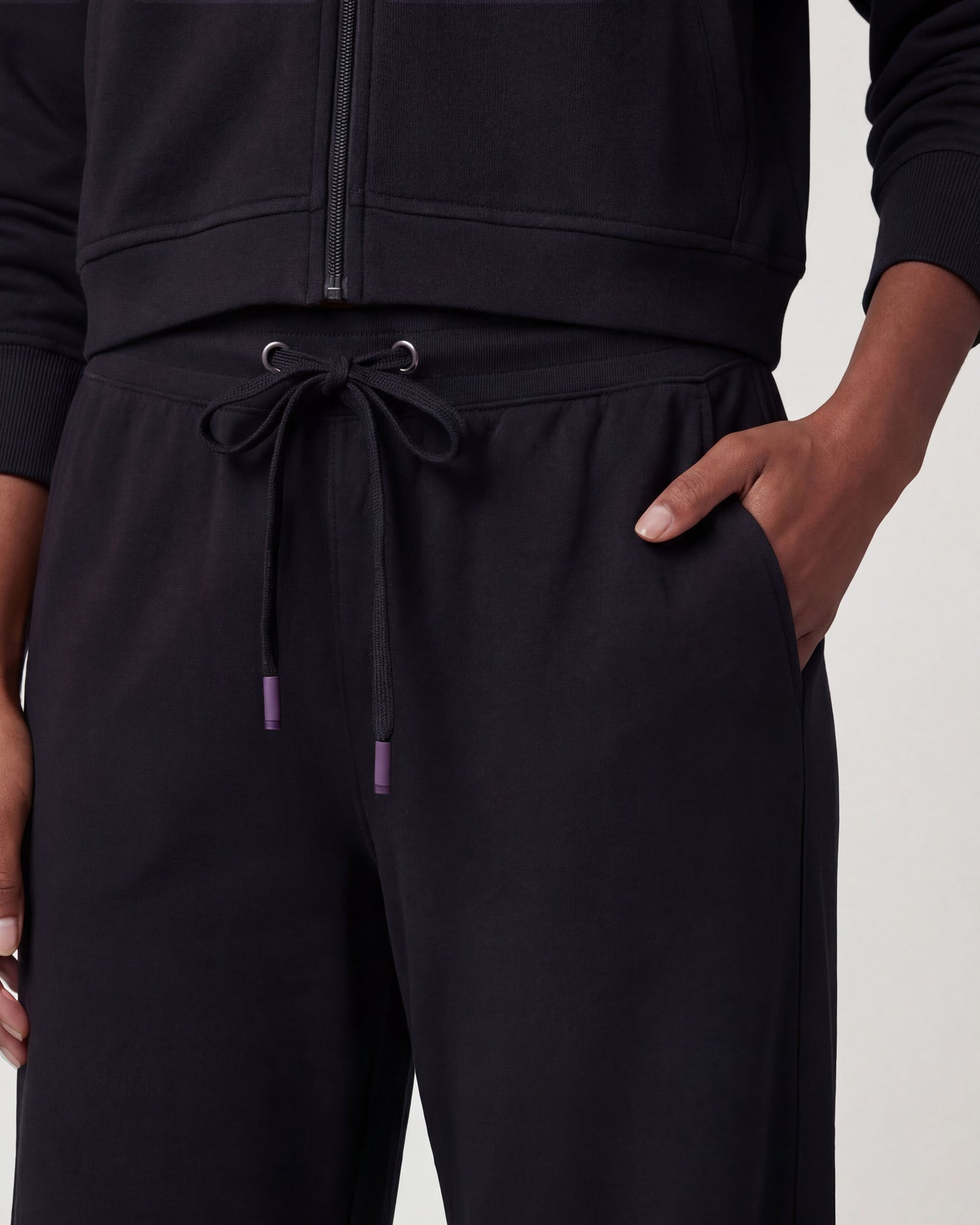 SANCHEZ VERY BLACK WOMENS WIDE-LEG PANT