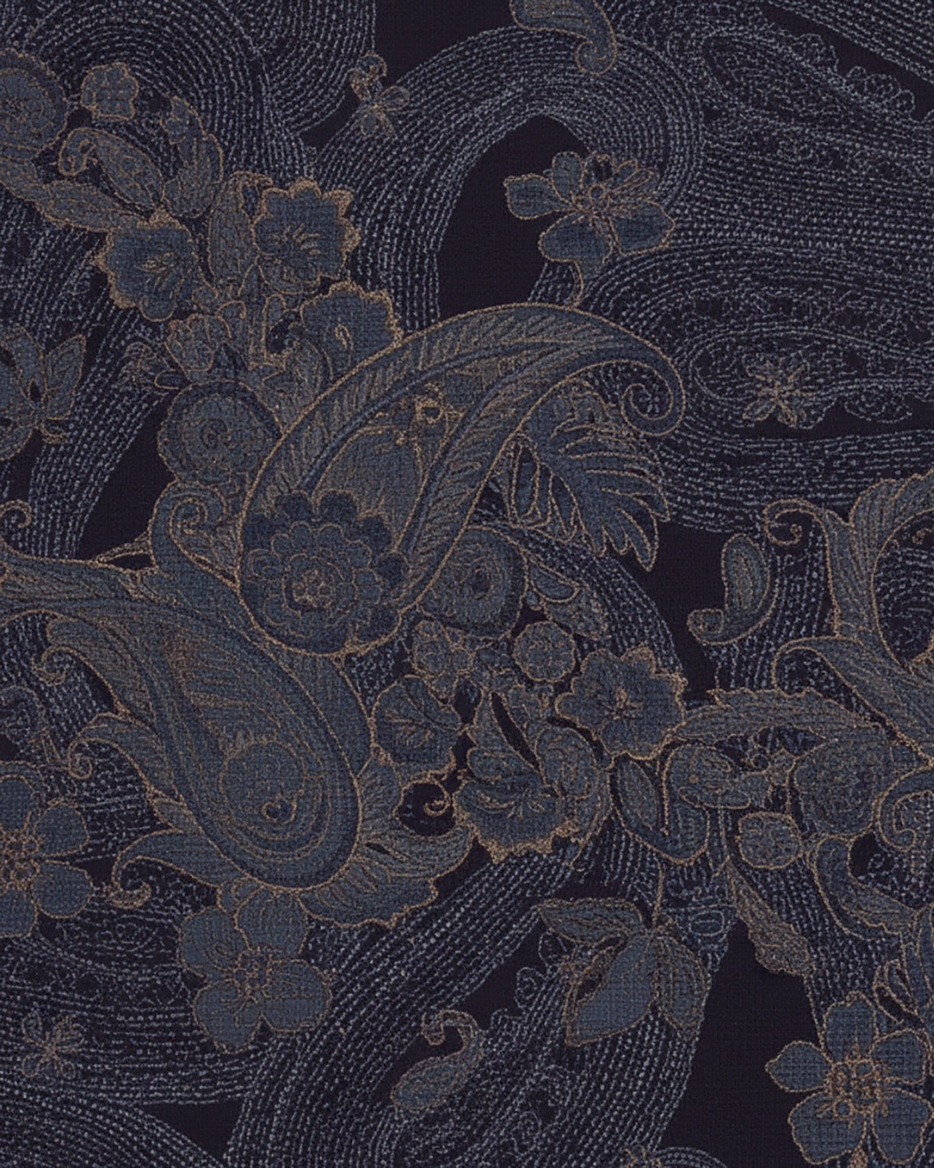 HADRIAN PAISLEY EXPLOSION BLACK MENS TAILORED BLAZER