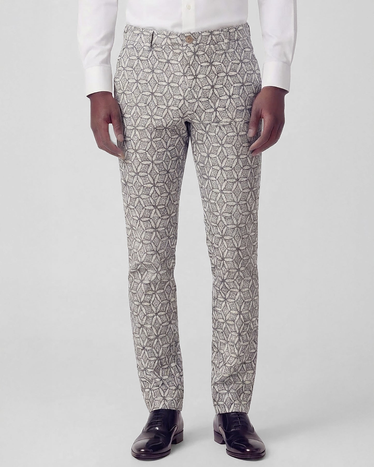 CHARLES TRIBAL NATURAL MENS TAILORED PANT
