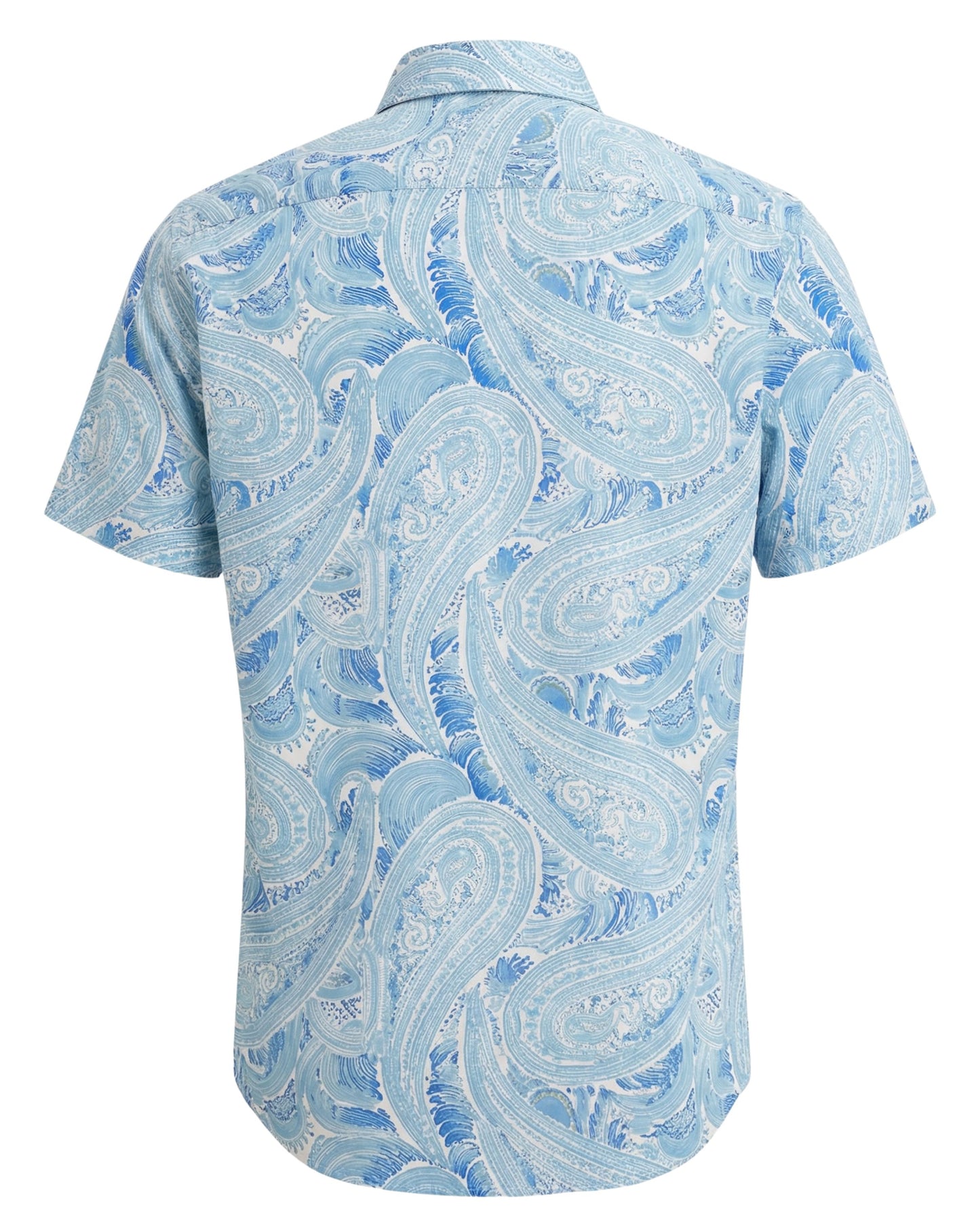 TYLER MARAKESH PAISLEY TEAL MENS SHORT SLEEVE SHIRT