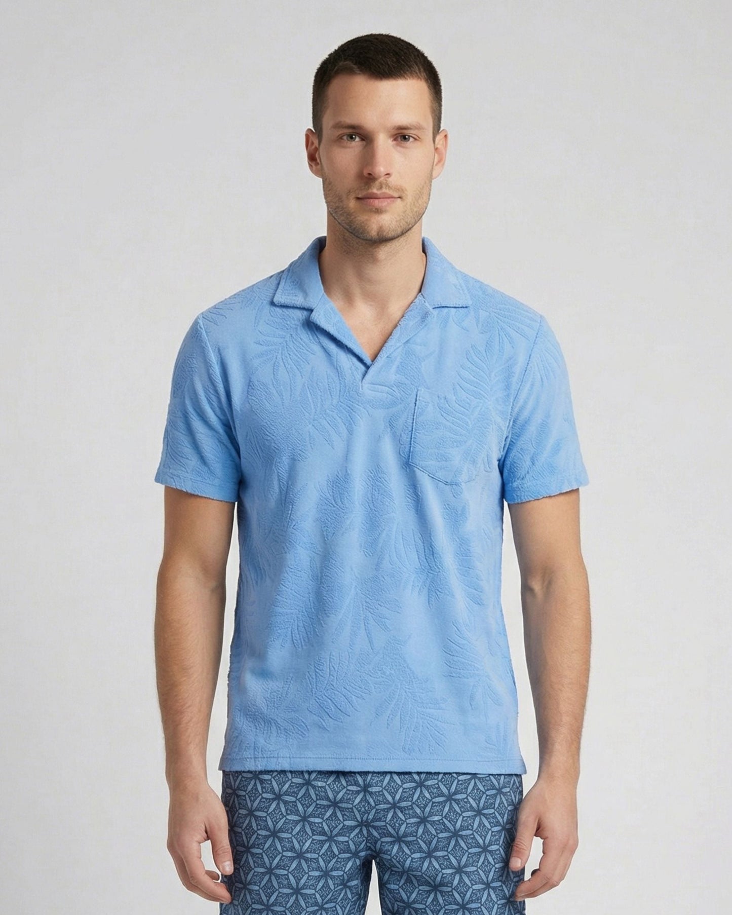 JOHNNY FARM FLORAL TERRY BLUE