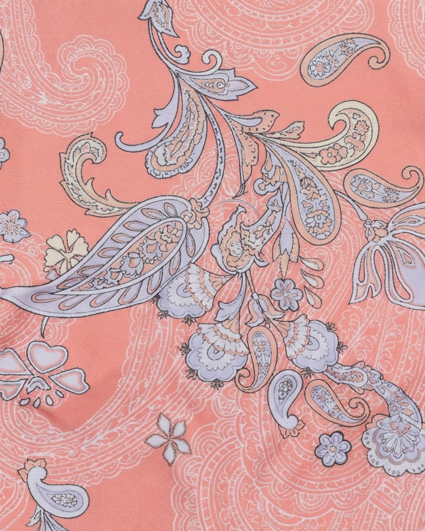 HENRIETTA PAISLEY EXPLOSION CORAL WOMENS SWIMSUIT BOTTOM