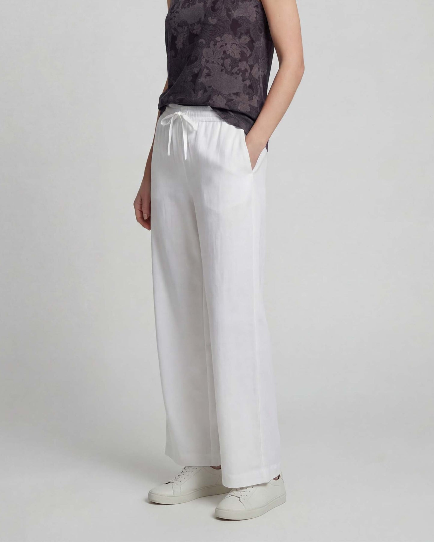 LILLIAN WHITE WOMENS WIDE-LEG PANT