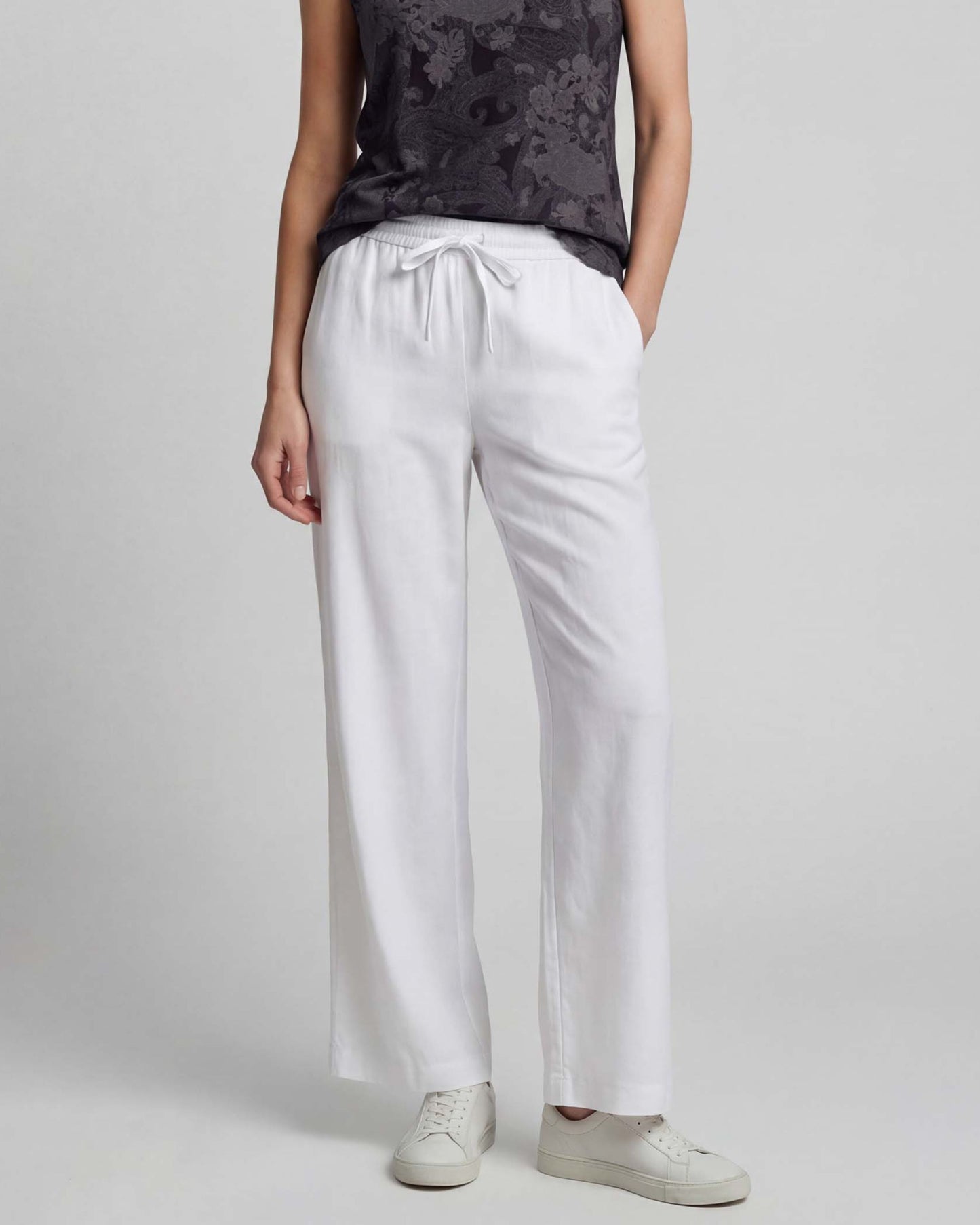 LILLIAN WHITE WOMENS WIDE-LEG PANT
