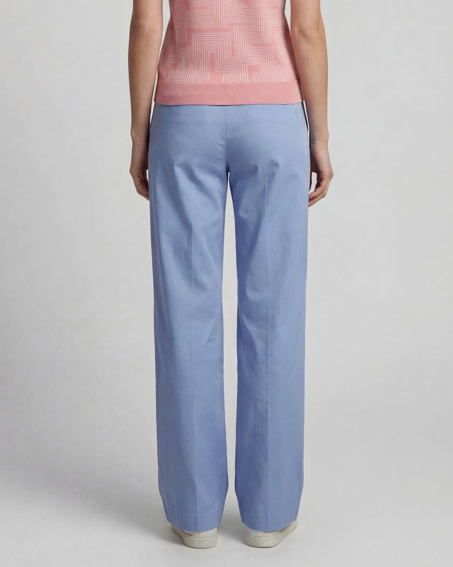 PHEOBE BLUE WOMENS WIDE-LEG PANT