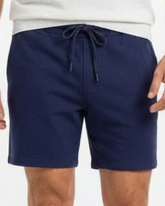 SILUS INTERLOCK SHORTS - NAVY
