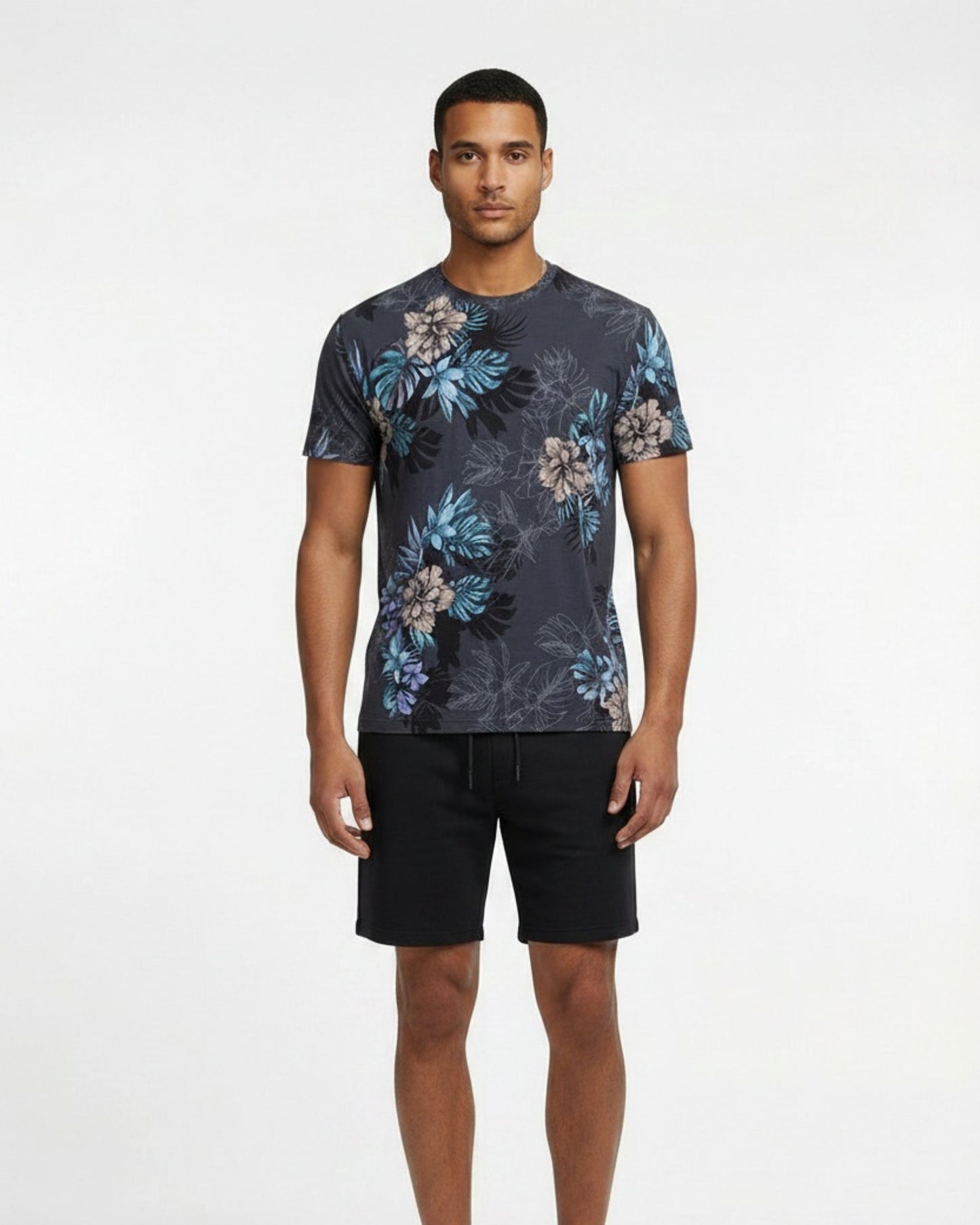 SILUS LOUNGE SHORTS - BLACK