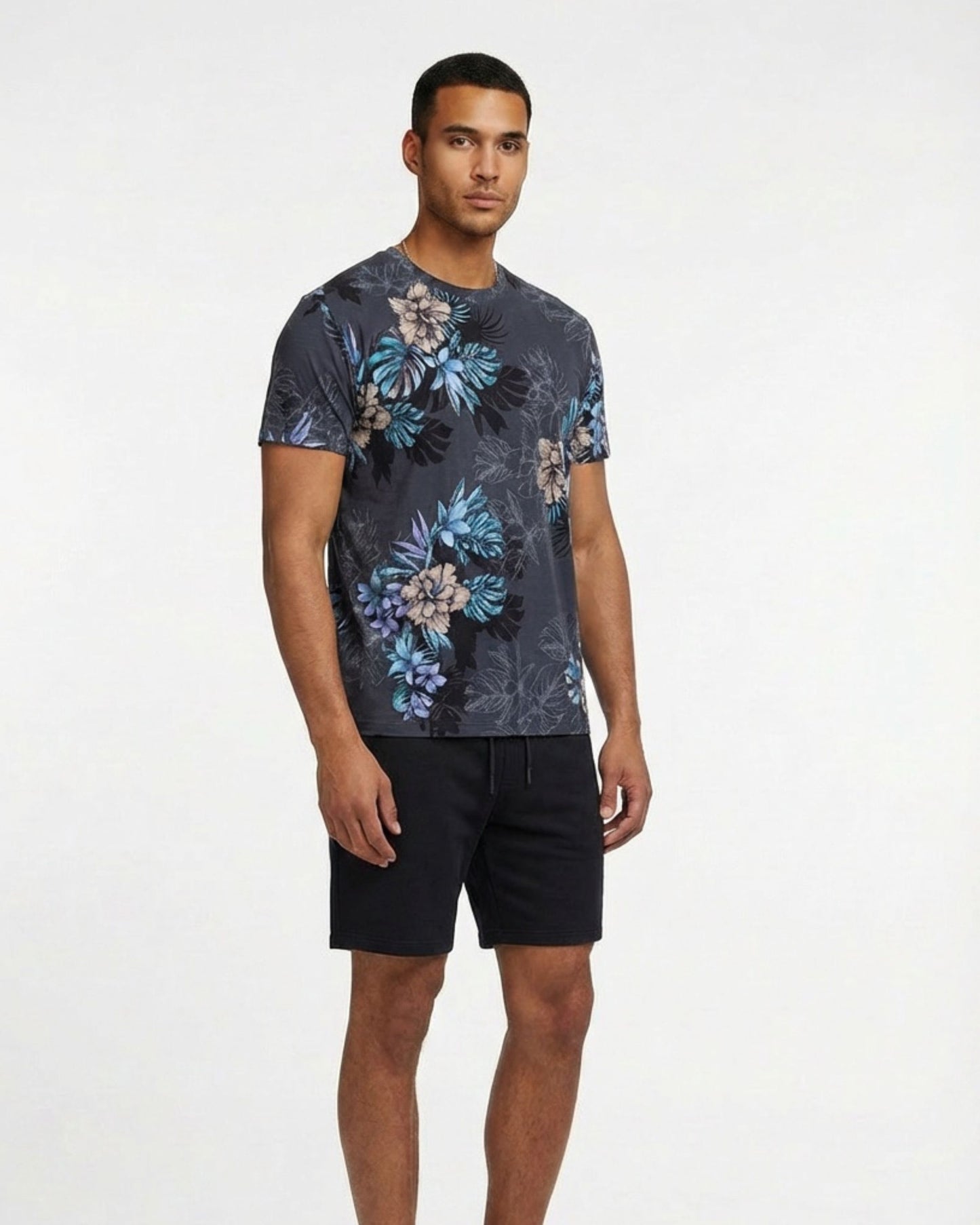 SILUS LOUNGE SHORTS - BLACK