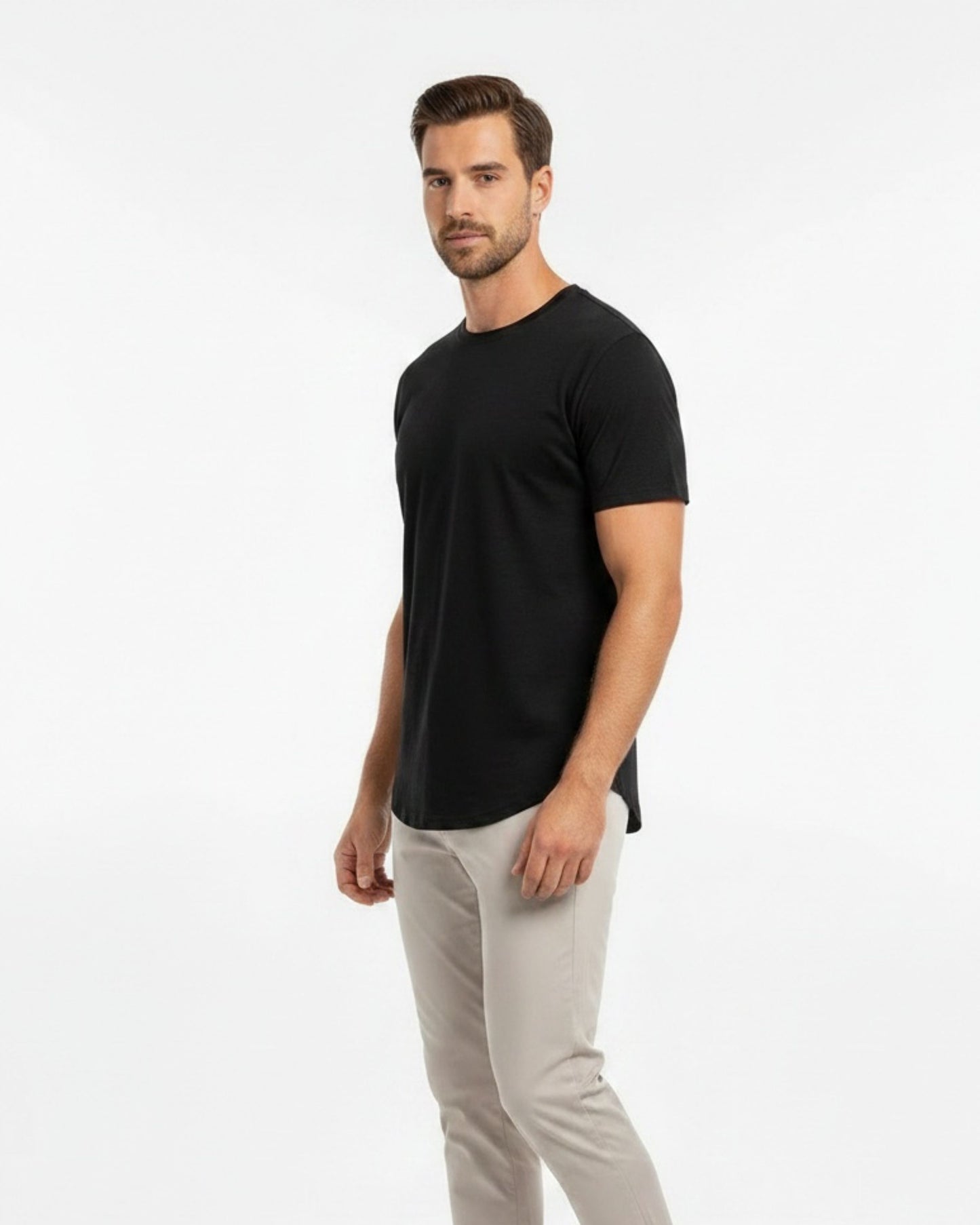 PAXTON TAILORED WOOL PANT - LIMESTONE