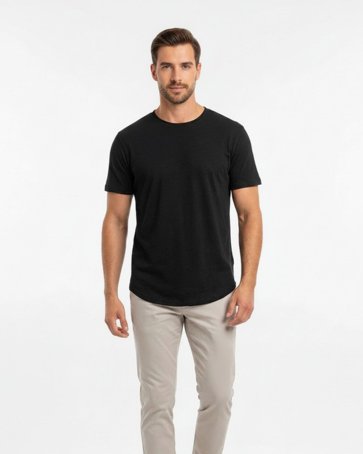 PAXTON TAILORED WOOL PANT - LIMESTONE