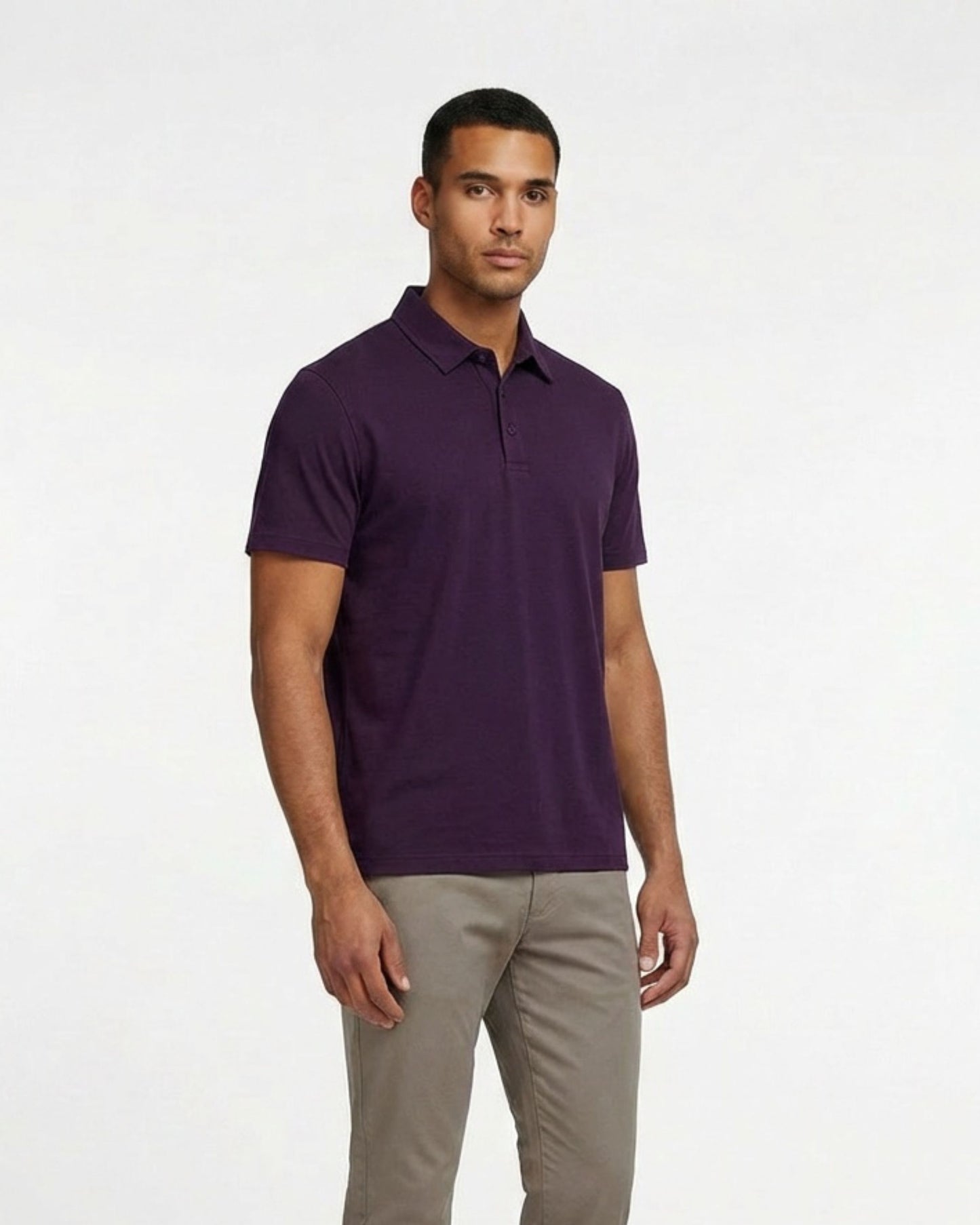 PIETRO POLO SHIRT - PLUM