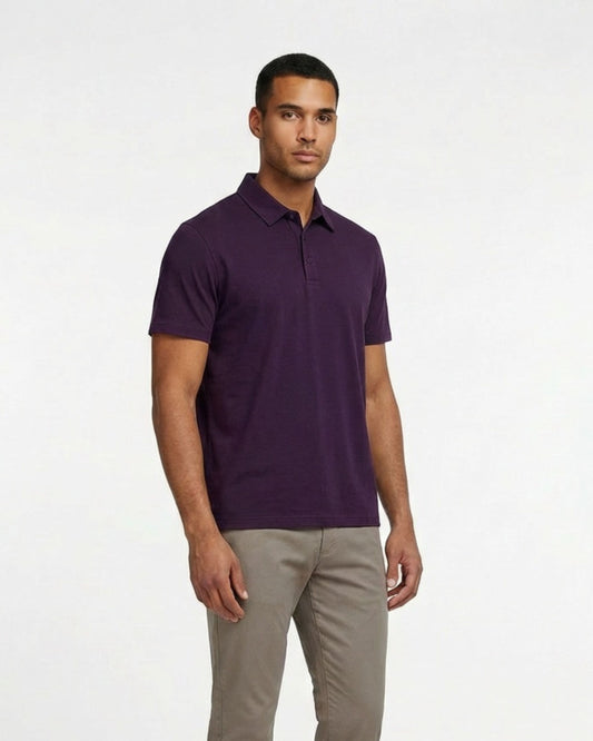 PIETRO POLO SHIRT - PLUM