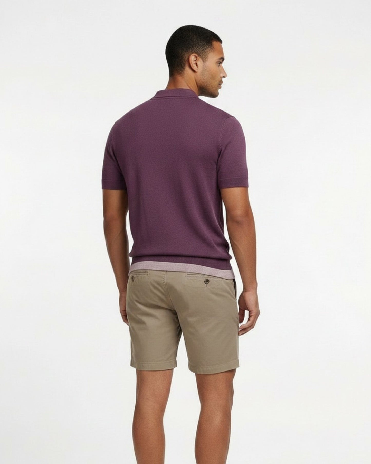 PILGRIM POLO SHIRT - PLUM