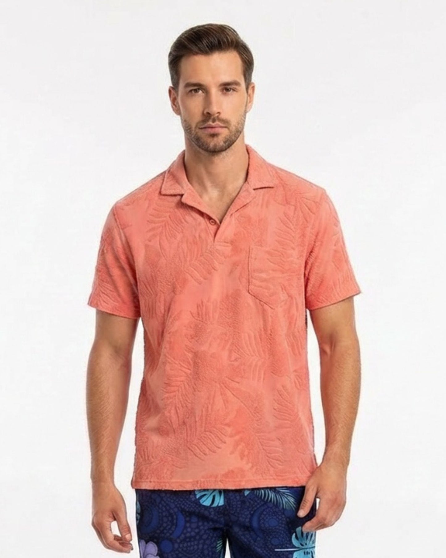 JOHNNY FARM FLORAL TERRY CORAL