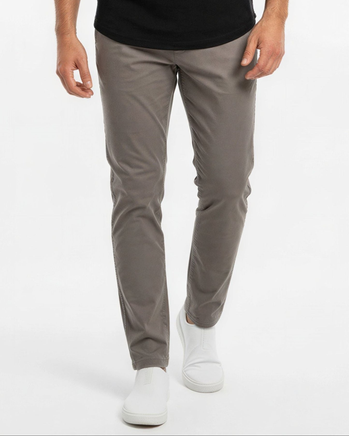 PAXTON TAILORED WOOL PANT - LIMESTONE