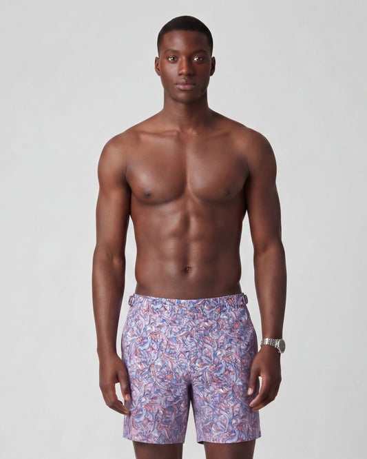 POOL PAISLEY LAYERS SWIM SHORT - NEAPOLITAN