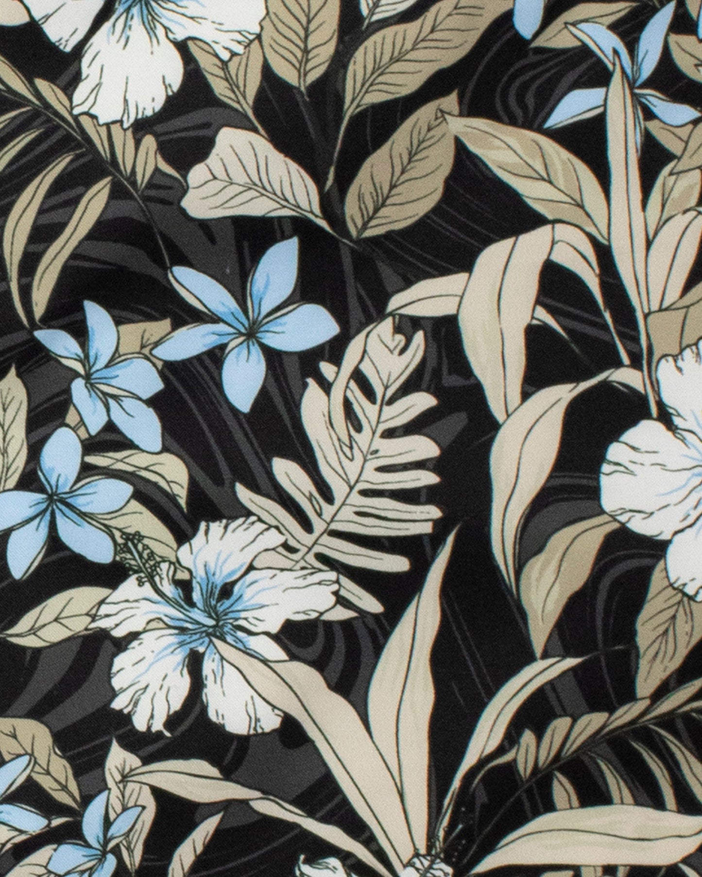 POOL SWIRL FLORAL BLACK