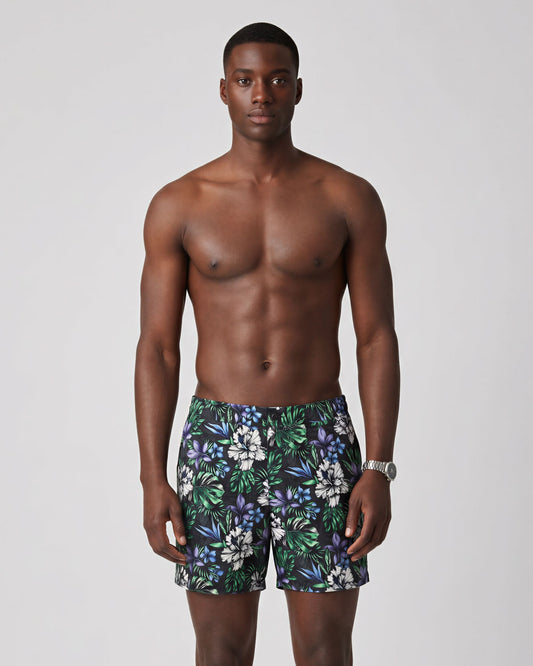 QUACK COLORFUL FLORAL BLACK