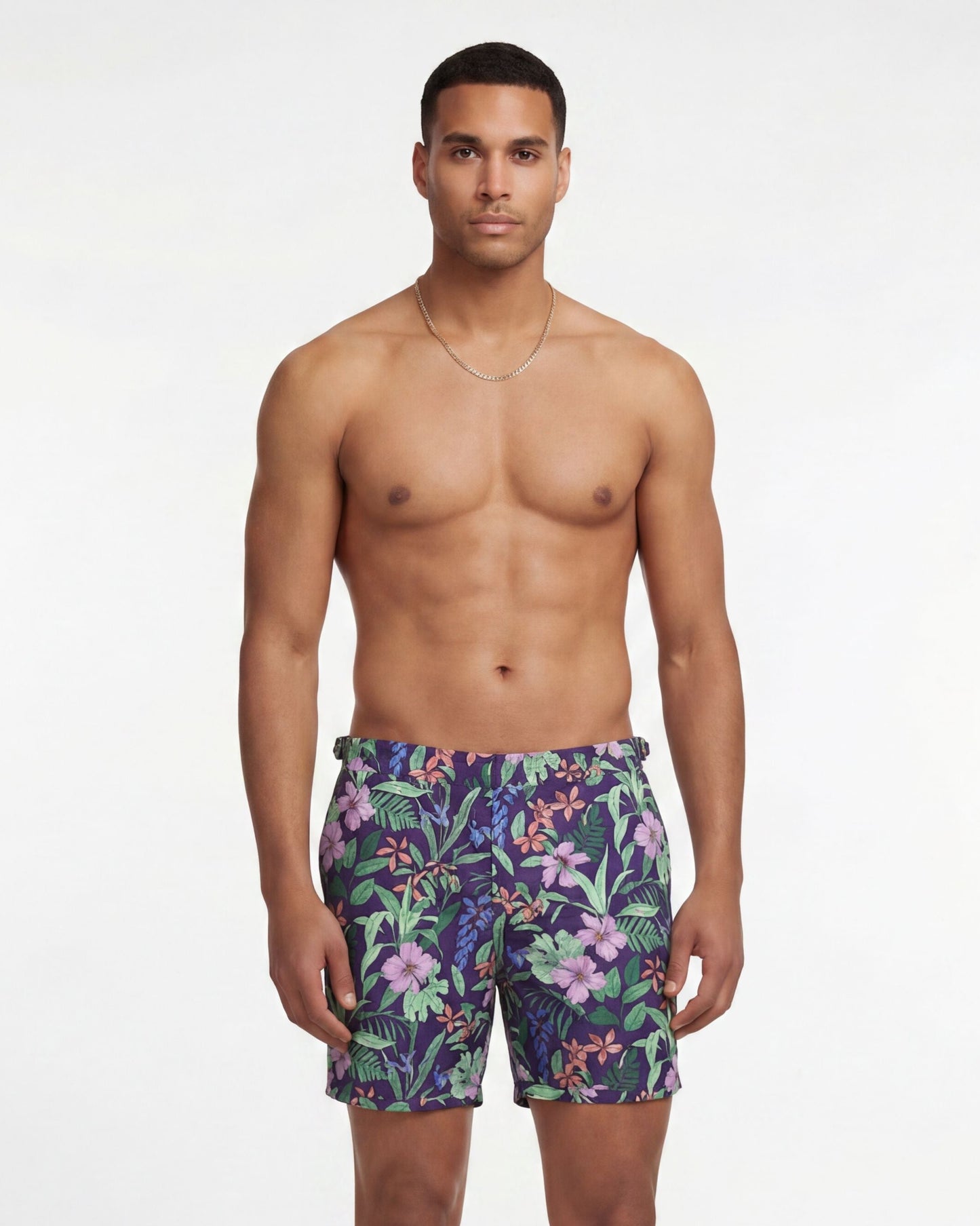 POOL SWIRL FLORAL PURPLE