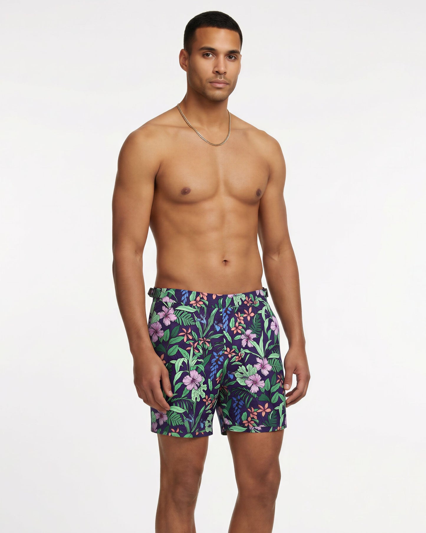 POOL SWIRL FLORAL PURPLE