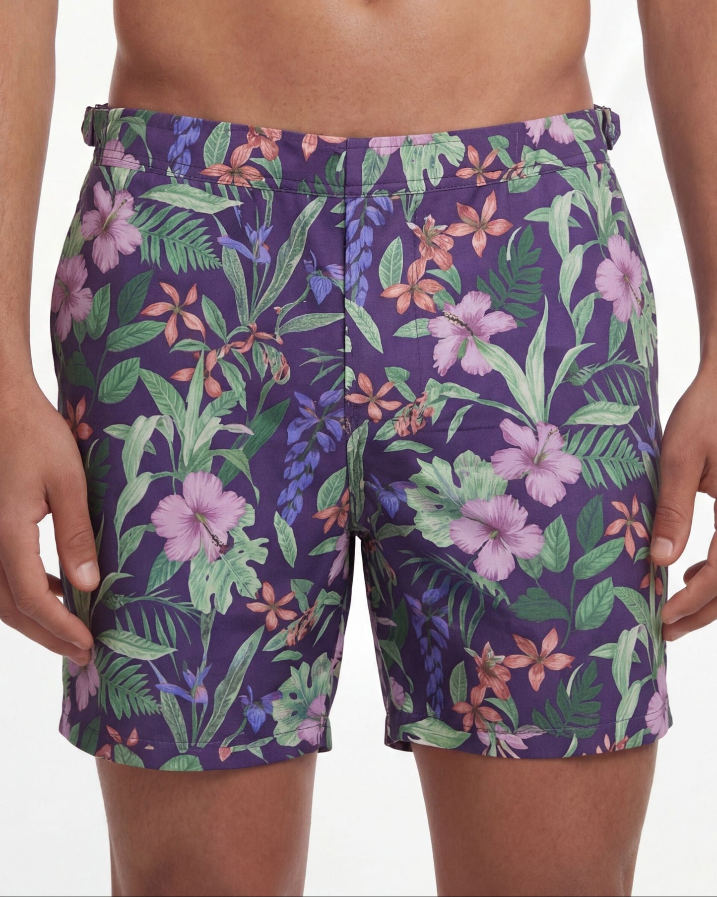 POOL SWIRL FLORAL PURPLE