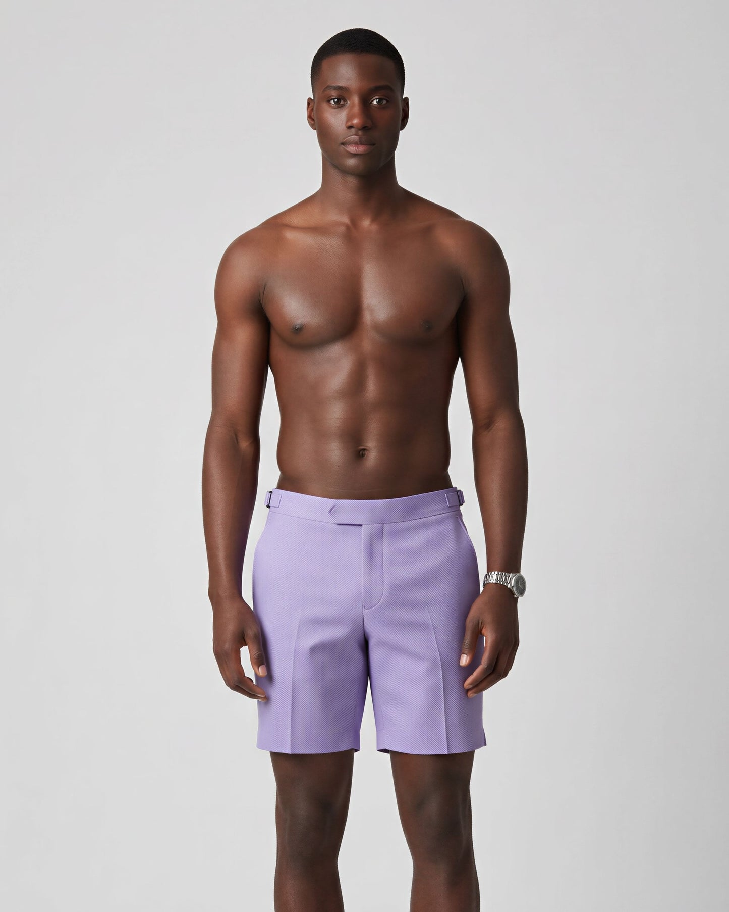 POOL OXFORD SWIM SHORT IN LAVENDER