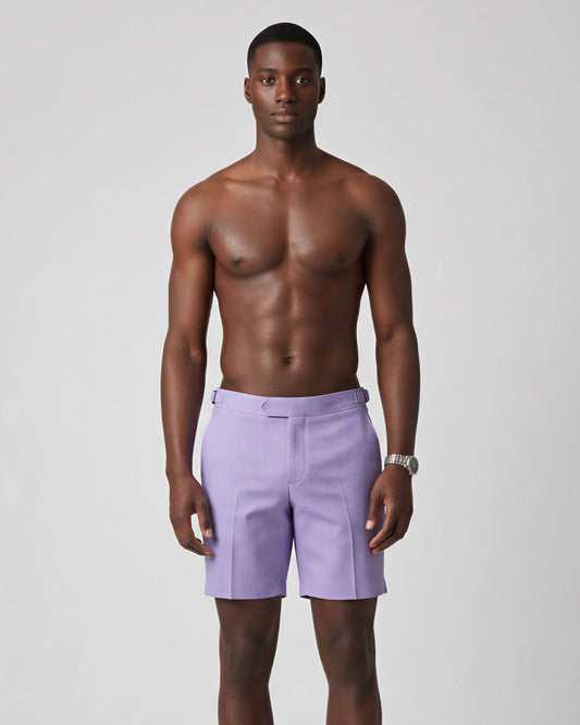 POOL OXFORD SWIM SHORT IN LAVENDER
