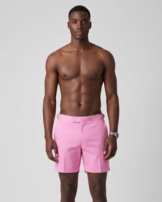 POOL OXFORD SWIM SHORT IN PINK