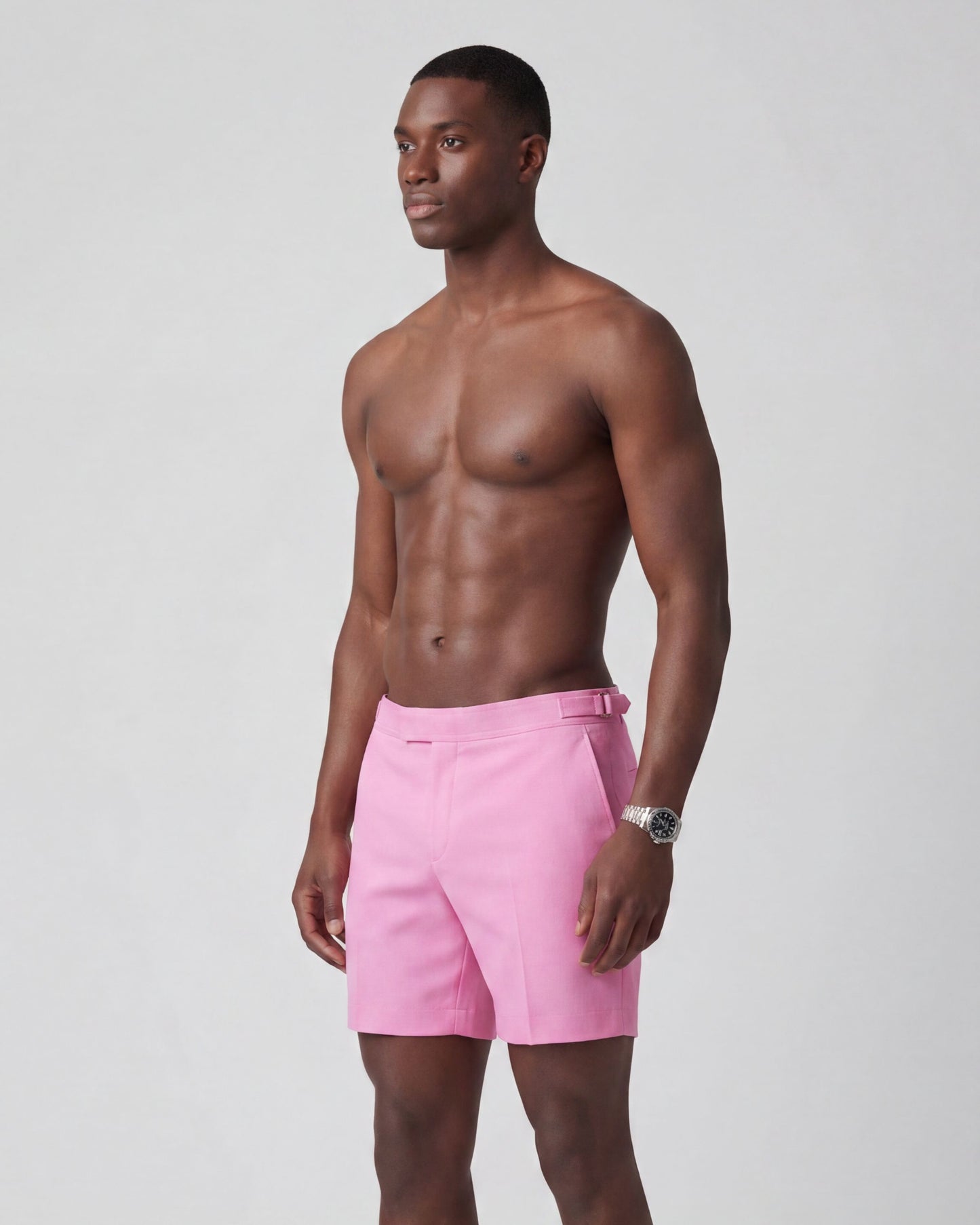 POOL OXFORD SWIM SHORT IN PINK